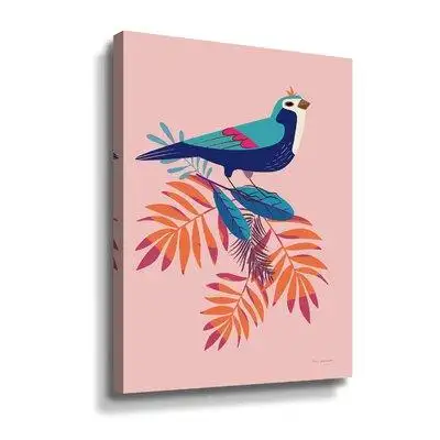 Bay Isle Home™ Exotic Birds III Gallery Wrapped Canvas