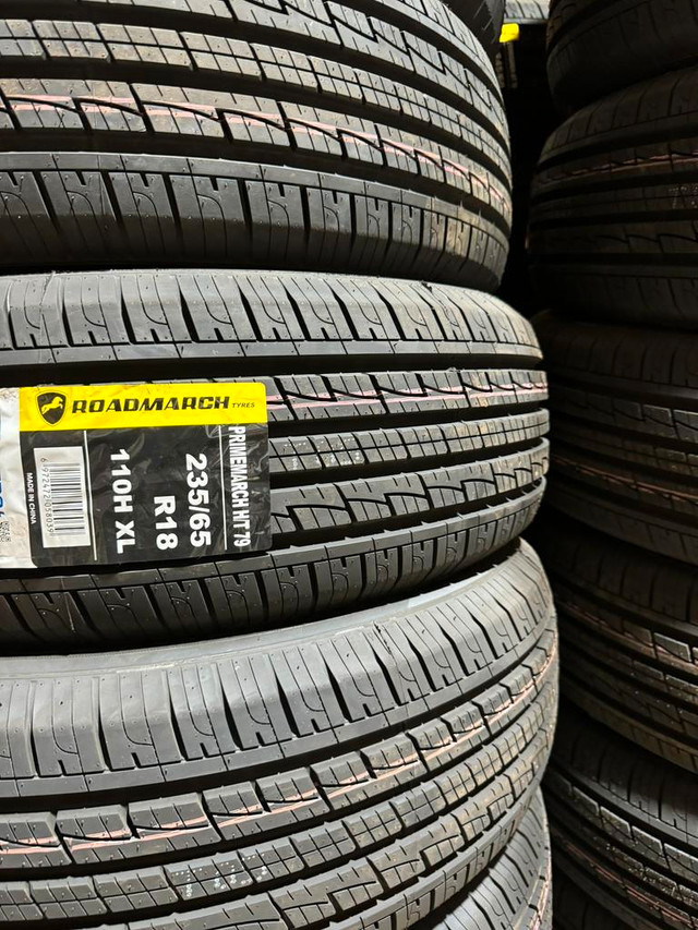 235/65R18 BRAND NEW SET ALL SEASON TIRES ROADMARCH 235/65/R18 TIRE 235 65 18 in Tires & Rims in Kitchener Area
