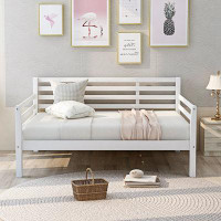 Red Barrel Studio Full Size Wooden Daybed