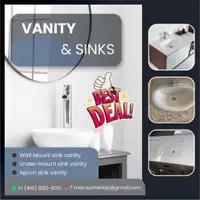 Mind Blowing Vanity + Sink Prices in Ontario
