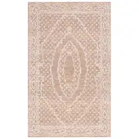 Bungalow Rose Ebony 306 Area Rug In Ivory / Brown