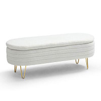Mercer41 Upholstered Storage Benches for Bedroom,Living Room,Dining Room,Entryway
