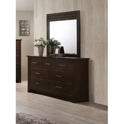 Hokku Designs Ringles 7 Drawer Dresser with Mirror
