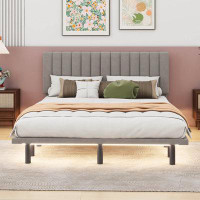 Ivy Bronx Queen Size Upholstered Bed
