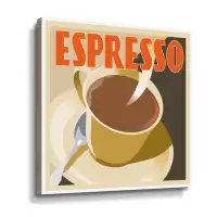 Winston Porter Espresso SQ - Peinture sur toile
