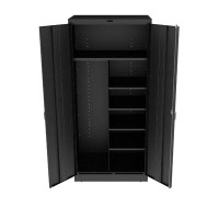 Tennsco Corp. Deluxe 78"H x 36"W x 24"D 2 Door Storage Cabinet