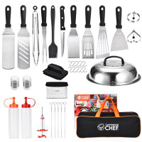 Commercial Chef Commercial Chef Griddle Accessories Kit - Flat Top Grill Accessories - Griddle Tools 36PC