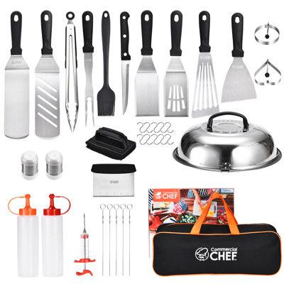 Commercial Chef Commercial Chef Griddle Accessories Kit - Flat Top Grill Accessories - Griddle Tools 36PC in Other