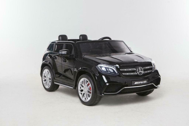 Kids Ride On Cars With Parental Control Mercedes Benz GLS63 AMG 2 Seat With Rubber Wheels & Leather Chair Warehouse Sale in Toys & Games - Image 2