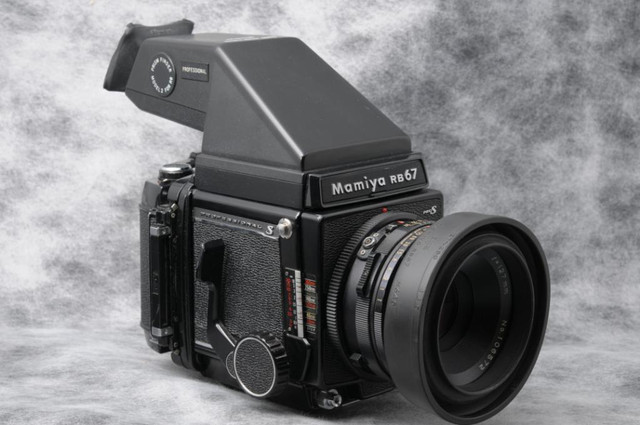 Mamiya RB67  127mm Lens Viewfinder, Film Back, 50mm F4.5 Lens, 80mm F3.8 Lens, Pro S Revolving Film Back (ID: C-670-TL in Cameras & Camcorders - Image 2