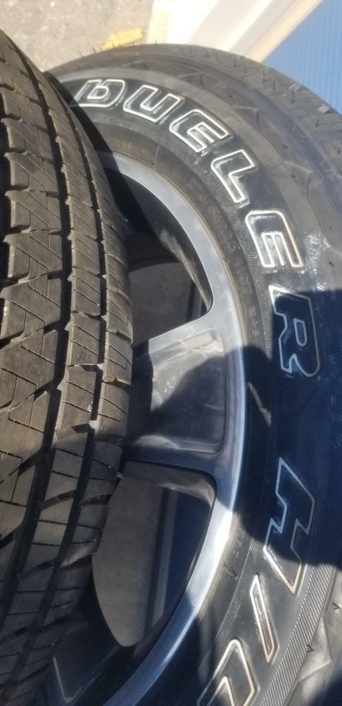 BRAND NEW TAKE OFF  2020  DODGE RAM ( 6 LUG ) 20  INCH WHEELS  WITH       BRIDGESTONE   275 / 55 / 20 TIRES WITH TPMS in Tires & Rims in Ontario - Image 3