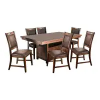 Enitial Lab Ashlyn 7-Piece Counter Dining Table Set