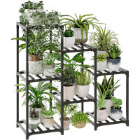 Ebern Designs Plant Shelf Indoor Plant Table