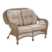 August Grove Garden Patio Loveseat with Cushions