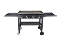 NEW 4 BURNER 36 IN OUTDOOR PROPANE GAS COOKING GRIDDLE BBQ 9215361