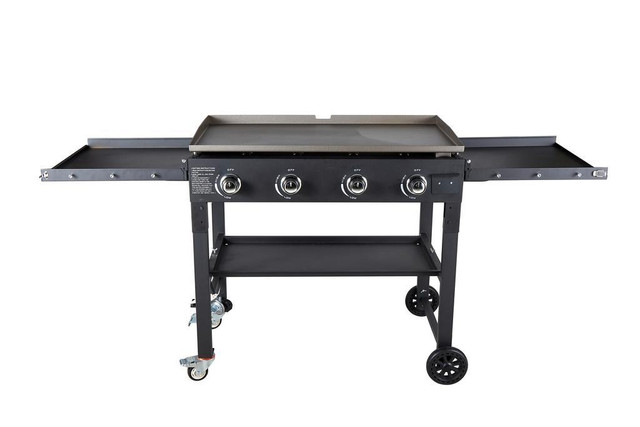 NEW 4 BURNER 36 IN OUTDOOR PROPANE GAS COOKING GRIDDLE BBQ 9215361 in Other in Alberta