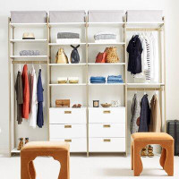Martha Stewart California Closets® The Everyday System™ Double Hanging & Shoe Storage Closet System Walk In Set