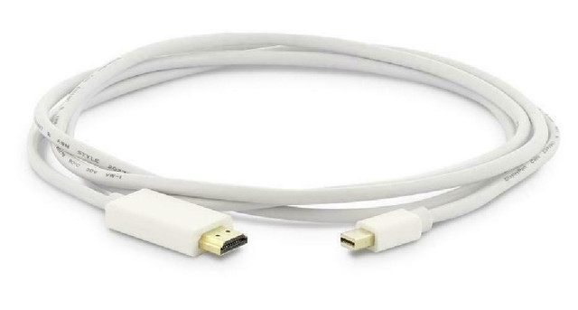6 ft. Mini Display Port to HDMI M/M Cable - Excellent for Apple Macbook, Macbook Pro, iMac, Macbook Air, Mac Mini Laptop in System Components - Image 2