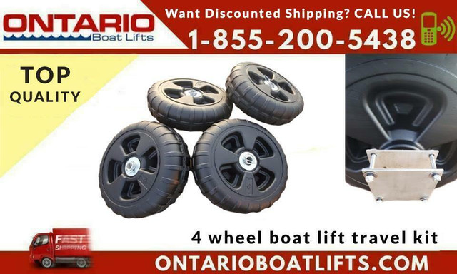 4 Wheel Boat Lift Travel Kit - Ontario Boat Lifts - Call about Shipping or Pickup in Boat Parts, Trailers & Accessories
