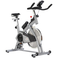 UPRIGHT EXERCISE BIKE, HOME GYM CYCLING FITNESS MACHINE, EQUIPMENT WITH ADJUSTABLE RESISTANCE LCD MONITOR BOTTLE HOLDER,