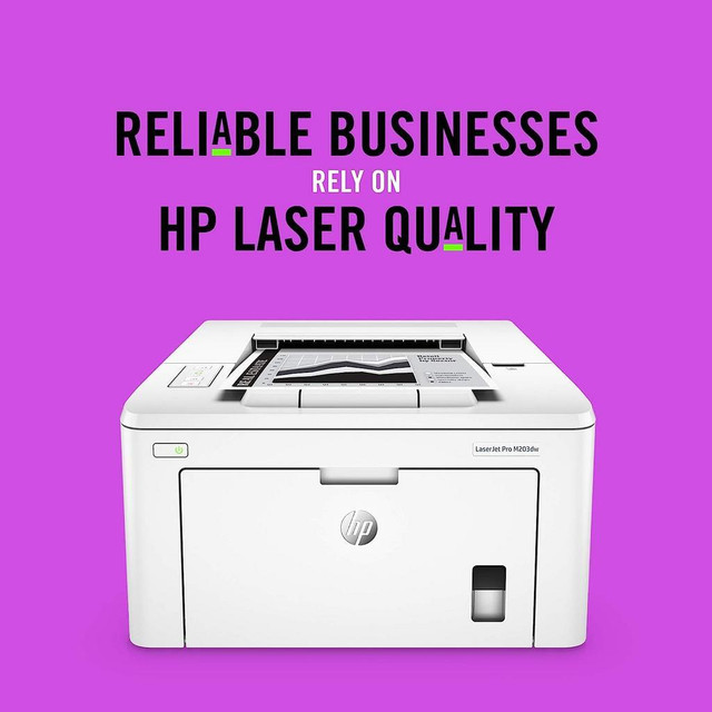 HP LaserJet Pro M203dw Wireless Monochrome Laser Printer FOR SALE!!! in Printers, Scanners & Fax - Image 2