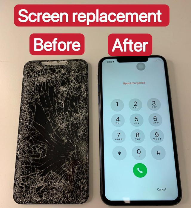 (PROMOTION PRICE ) PHONE REPAIR, iPhone+Samsung+iPad+iWatch+Google Broken screen, LCD, battery, charging fix, back glass in Cell Phone Services in Mississauga / Peel Region - Image 4