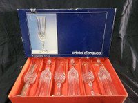 ONLINE AUCTION: Cristal DArque Champagne Flutes