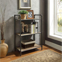 Williston Forge Modern 3-Tier Wood Bookcase - Stylish Storage Solution For Home And Office