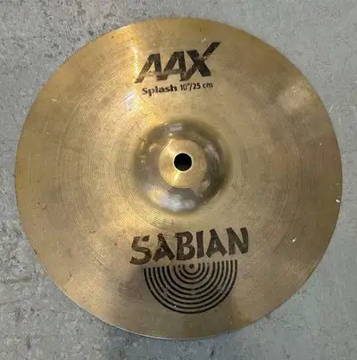 Sabian AAX cymbale Splash 10 - used-usagee