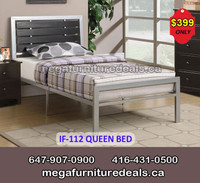 BLOWOUT SALE QUEEN SIZE SINGLE BED FABRIC BED STARTING