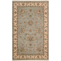 Darby Home Co Degory Hand-Knotted Aqua Area Rug