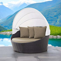 Hokku Designs Outdoor lounge sofa bed Pool balcony lounger