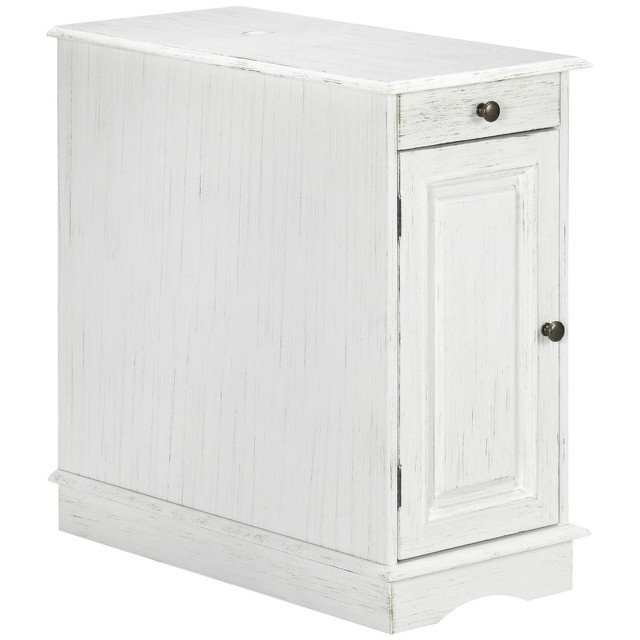 Side Table 11.6"x24"x24.2" White in Kitchen & Dining Wares - Image 2