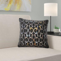 Made in Canada - The Twillery Co. Corwin Abstract Pattern of Butterflies Pillow