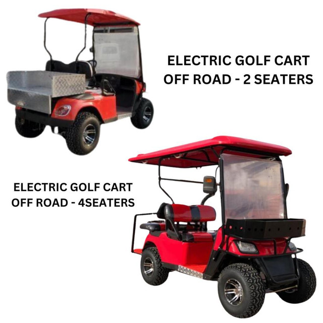 Explore Now: Finance Available for Brand New 2024 Electric Golf Carts – Off-Road for 2, 4, 6, and 8 Seaters w/ Warranty in Other - Image 2