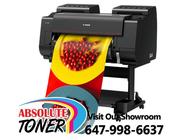 $69/month. NEW Canon ImagePROGRAF PRO-2100 24 inch 500GB HDD 11- Color Plotter Large Format Printer w/ Chroma Optimizer in Printers, Scanners & Fax in Ontario