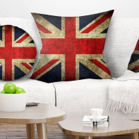 Made in Canada - East Urban Home Vintage UK Flag Pillow