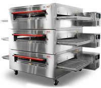 32 XLT Triple Deck Conveyor Natural Gas Pizza Oven X3H-3240-3