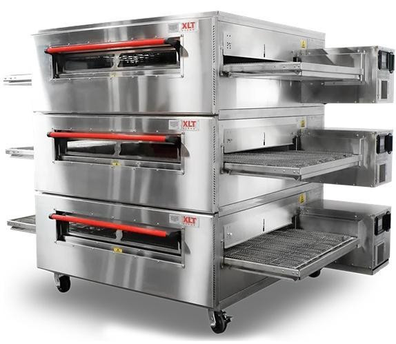 32 XLT Triple Deck Conveyor Natural Gas Pizza Oven X3H-3240-3 in Industrial Kitchen Supplies