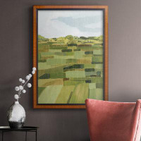 Orren Ellis Woven Pasture II Premium Framed Canvas- Ready To Hang