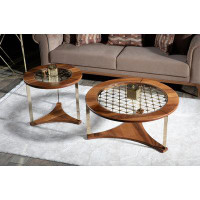 Everly Quinn Coreena Solid Coffee Table