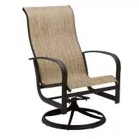 Woodard Fremont Swivel Patio Dining Chair