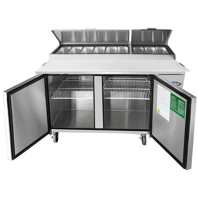 Atosa Double Door 67 Refrigerated Pizza Prep Table in Other Business & Industrial - Image 2