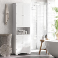 Bathroom Cabinet 23.5''x11.75''x71.75'' White