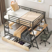 Mason & Marbles Zillah Kids Bunk Bed with Drawers
