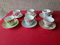 ONLINE AUCTION: Assorted Teacups & Saucers
