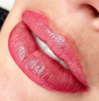 Lip tattoo, lip shading, phicontour, lipstick, permanent makeup, permanent lips, natural lips, makeup, red lips, lippie