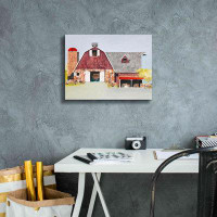 August Grove Epic Graffiti 'Barn No. 2' By Anthony Grant, Gicle Barn No. 2 by Anthony Grant - Wrapped Canvas Print