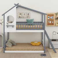 Harper Orchard Drusilla Kids Twin Over Twin Bunk Bed by Harper Orchard