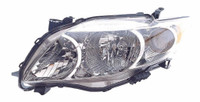 Head Lamp Driver Side Toyota Corolla Sedan 2009-2010 Base/Ce/Le/Xle , TO2502182V